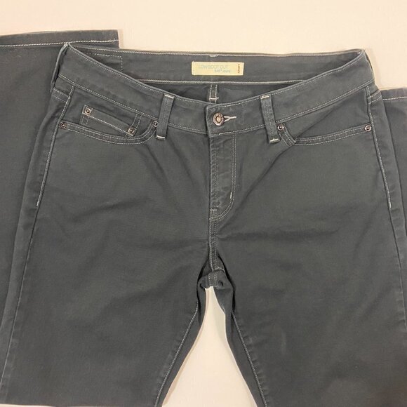Levi's 545 Low Bootcut Jeans Women's Size 12M (31 x 30) Black Mid Rise - Picture 5 of 11